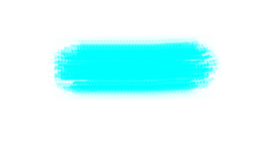 Canlı, bulanık ve desenli bir gök mavisi saf bir fırça arkaplanına karşı duruyor.