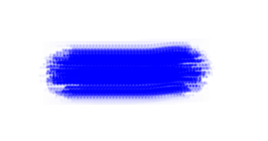 Canlı, koyu mavi, bulanık şekilli yumuşak kenarlı sert bir fırça arka planına karşı