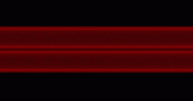 Koyu kırmızı renkli yatay şeritleri olan çarpıcı bir görüntü, sert bir fırça arka planına karşı ince desenli bir desen sergiliyor.