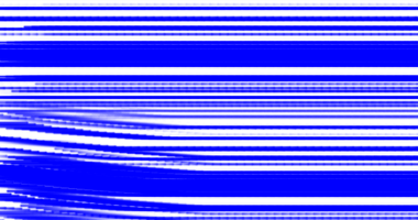 Mavi ve fırça tonlarında yatay çizgilerin çarpıcı bir görüntüsü