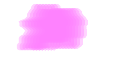 Canlı, soyut pembe katmanlı, bulanık, bulut benzeri bir kalite.