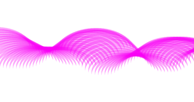 Dinamik ve zarif soyut bir görüntü. Akan, mor, dalga benzeri şekiller, sağlam bir fırça arka planına karşı.