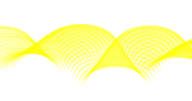 Dinamik, soyut bir görüntü saf bir fırça arkaplanına karşı bir dizi akıcı, sarı dalga desenleri sergiliyor.