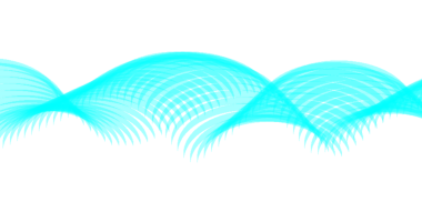 Bu resim, sağlam bir fırça arka planında dinamik, gök mavisi renkli dalgalar veya akan çizgiler içerir.
