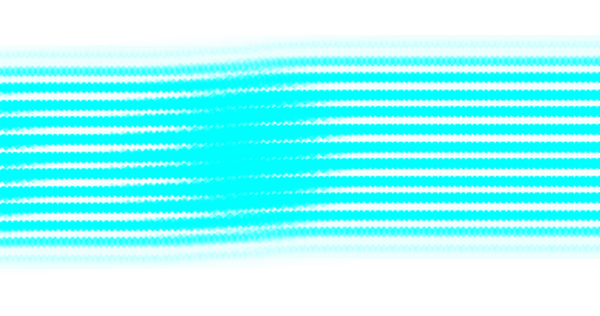 Yatay turkuaz çizgilerin çarpıcı soyut bir görüntüsü. İnce dalgalı bir dokusu var. Sağlam bir fırça arkaplanına karşı kurulmuş.