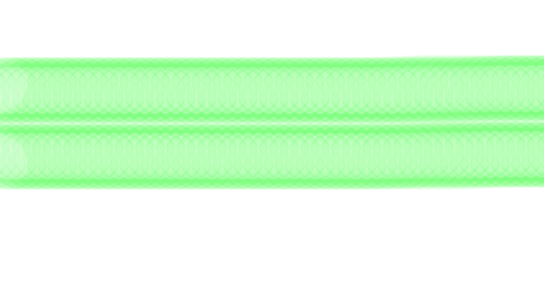 Parlak, koyu yeşil yatay bir şerit. Katı bir fırça arka planına karşı tekrarlayan, karmaşık bir desen.