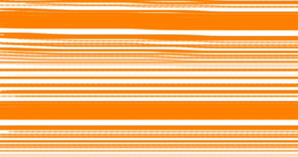 Bu resim turuncu ve fırçalı yatay çizgilerin tekrarlayan bir kalıbını içerir, hafif bir hata efektiyle.