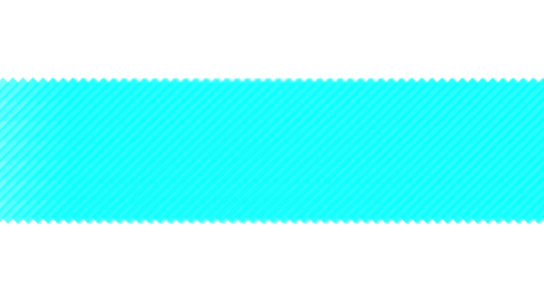 Turkuaz köşegen desenli çarpıcı bir görüntü, bükülmüş metali ya da desenli kumaşı anımsatıyor.