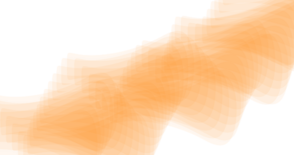 Saf fırça arkaplanına karşı üst üste binen, turuncu geometrik şekiller içeren dinamik, soyut bir görüntü