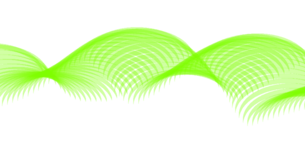 Bu canlı yeşil dalga tasarımı karmaşık, örtüşen çizgiler içerir. Sağlam bir fırça arka planına karşı dinamik ve akışkan bir etki yaratır.