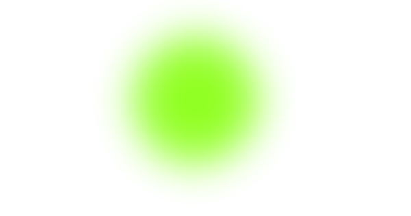 Çarpıcı soyut bir görüntü. Canlı yeşil bir ışık kaynağı fırçalanmak için soluyor.