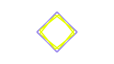 Bu göze çarpan görüntü cesur, geometrik bir tasarıma sahip.