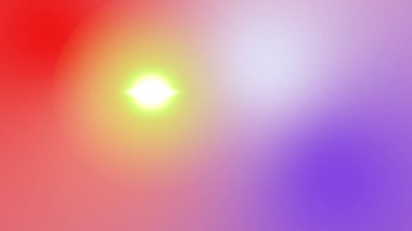 Sıcak kırmızı ve portakallardan serin morlara ve lavantalara geçiş yapan pürüzsüz bir pastel renk değişimine sahip canlı ve soyut bir arkaplan