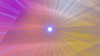 Bu canlı soyut görüntü, bulanık ışık ışınlarıyla dışa doğru yayılan ve dinamik ve göz alıcı bir etki yaratan merkezi bir ışık noktası.