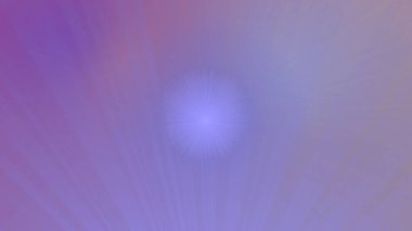Yumuşak, rüya gibi soyut bir görüntü merkezi ışık kaynağı lavanta renkleri yayıyor.