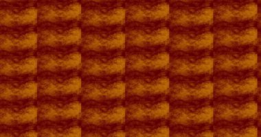 Zengin, yanmış turuncu bir dokunun pürüzsüz tekrarlayan deseni.