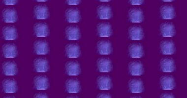 Derin mor bir arka planda yumuşak, açık mor ve mavi şekillerin pürüzsüz tekrarlayan deseni