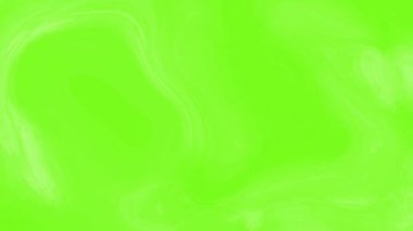 Canlı bir kireç yeşili arka plan yumuşak, akıcı, beyaz desenler içerir. Hareket ve akıcılık hissi yaratır.