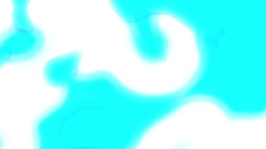 Açık mavi ve beyaz şekillerin dinamik etkileşimine sahip büyüleyici bir soyut arkaplan