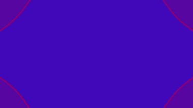 Bu breeks animasyonu, köşelerde simetrik, neredeyse geometrik bir tasarım oluşturan yumuşak, ince, mor-pembe kıvrımlı çizgileri olan katı, koyu mavi bir arkaplan içerir.