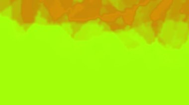 Canlı, soyut bir arka plan. Turuncu ve limon yeşili renklerin karışımını sergiliyor.