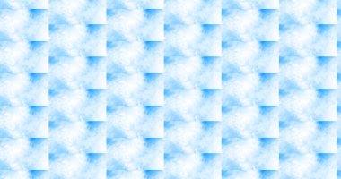 Bu düz, koyu mavi bir arkaplan karşısında bulanık, çok renkli dairelerin tekrarlayan bir örüntüsünü içerir