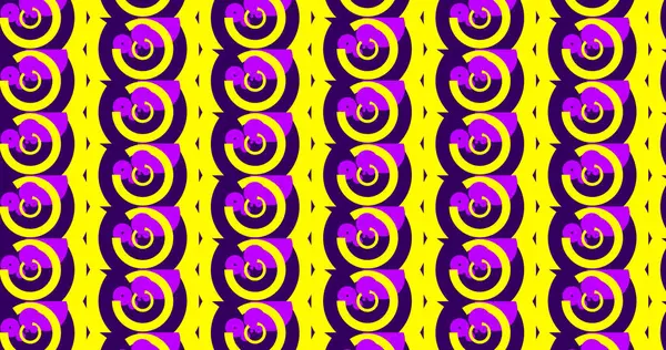 Turuncu, kırmızı ve mor çizgili açık mavi üçgenlerin canlı ve tekrarlayan deseni.