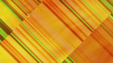 Turuncu ve pembenin canlı tonlarında çapraz çizgilerin yer aldığı büyüleyici soyut bir video derinlik ve hareket hissi yaratıyor.