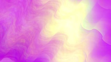 Bu dalgalı görüntüler, ağırlıklı olarak mor ve sarı renkli canlı pastel tonlarında dönen, büyüleyici soyut girdaplar sergiliyor.