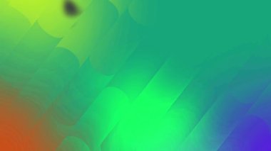 Canlı yeşil ve deniz mavisi gölgelerinin karışımından oluşan dinamik soyut bir arkaplan, ince, üst üste binen çizgiler ve şekillerle pürüzsüz bir değişim etkisi yaratır.