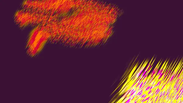 Bu soyut sıvı, turuncu, sarı ve mor tonlarda canlı, dinamik fırça darbelerine sahiptir.