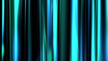 Gök mavisi ve gök mavisi soyut çizgileri karanlık bir tuvali aydınlatarak modern bir arkaplan oluşturur..