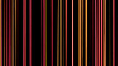 Kırmızı ve altın renkli parlak çizgiler koyu, döngü estetiği olan modern bir soyut zemin oluşturur.