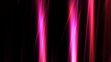 Parlayan ışık akıntıları canlı pembe soyut bir zemin oluşturur.
