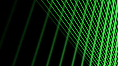 Karanlık bir tuval boyunca uzanan ruhani ışık çizgileri hareket ve minimalist zarafetle fütüristik, soyut bir şablon oluşturuyor..