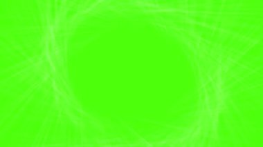 Neon yeşili hızlı hareket eden beyaz çizgiler altında parlar.