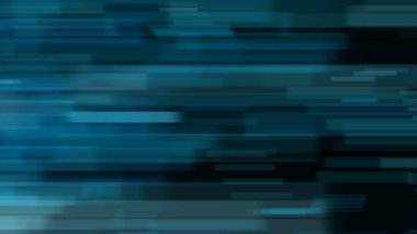 Mavi, mor, yeşil ve siyah tonlarında üst üste dikdörtgenler halinde büyüleyici soyut desen dokulu ve çağdaş parçacıklar oluşturur..