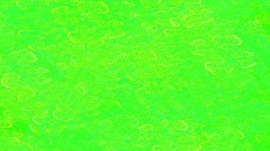 Siyah Ekran 'da Yüzen Yeşil Pdinamikler