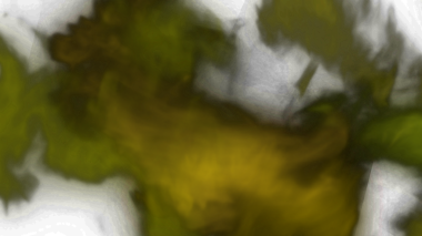 Göksel yeşil duman siyah bir zemin üzerinde kıvrılır, gizemli ve dramatik bir atmosfer yaratır, soyut tasarımlar veya atmosferik örtüler için mükemmeldir..