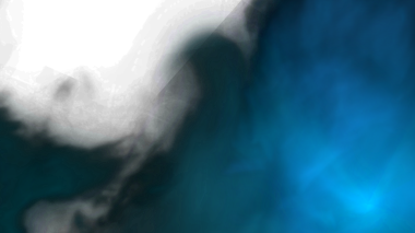 Göksel mavi duman, karanlık bir boşlukta sürükleniyor. Gizemli ve rahatlatıcı bir etkisi olan büyüleyici bir arka plan..