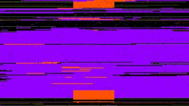 Dinamik soyut arkaplan, modern yetenekler için siyah ve turuncu çizgilerle dolu canlı bir mor arkaplan içerir..