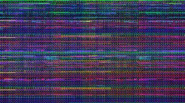 Koyu arkaplan tasarımı ögesi üzerinde yatay çizgileri olan soyut renkli ızgara deseni