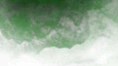 Ürkütücü yeşil sis yükseliyor, gizemli sis efekti, Cadılar Bayramı tasarımları ve fantezi temalı çizimler için mükemmel.