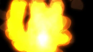 Enerjik, patlayıcı enerji patlaması karanlık bir boşluğa yoğun bir ışık yayar. Projeleriniz için güç ve dramatik bir etki yaratır..