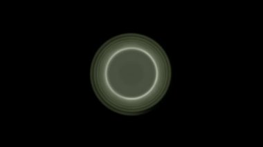 Karanlık bir zemin üzerinde parlayan eşmerkezli dairelerin büyüleyici soyut hareketi merak ve fütüristik enerjiyi çağrıştırıyor. Bilim ve teknoloji kavramları için mükemmel..