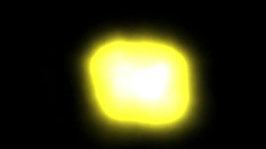 Dinamik sarı ışık, yumuşak, parlak bir aura ile karanlık bir zemin üzerinde patladı. Bu enerjik görsel güç ve dehayı çağrıştırıyor, modern kavramlar ve yaratıcı projeler için mükemmel..