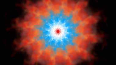 Çarpıcı soyut fraktal sanat, canlı renkler ve görseller için mükemmel dinamik enerji.