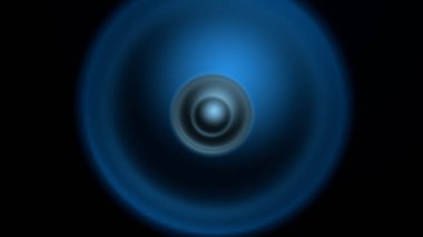 Modern tasarım ve markalaşma için dinamik ışık efektleriyle soyut mavi enerji girdabı