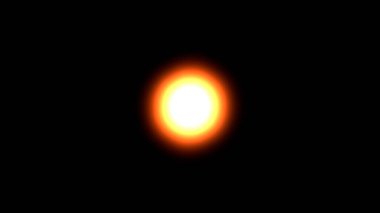 Parlayan güneş gece gökyüzüne karşı her projeye rehberlik etmek için parlak bir ışık sunar.