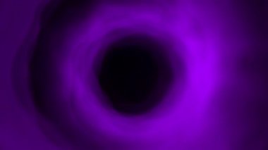 Pürüzsüz akan enerjiyle canlı mor tünel efekti fütüristik ve soyut bir görsel yolculuk yaratıyor..